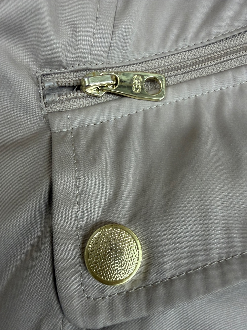 Neutral Cole Haan  Beige Lightweight Women's Coat - Brand: - Picture 6 of 10